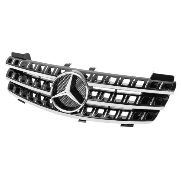 Grill Hoogglans Zwart Radiatorgrille Chroom Mercedes M-Klasse W164 pre-facelift (2005–2008) Grille