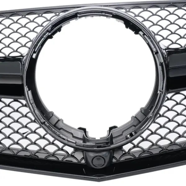 Grill Hoogglans Zwart Radiatorgrille AMG-look Mercedes E-Klasse Coupé C207/A207 Facelift (2013–2017) Grille