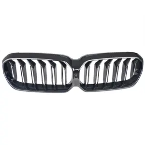 Grill Glans Zwarte Niergrille (dubbele brug) BMW 5 Serie G30/G31 Facelift (2020-2023) Grille