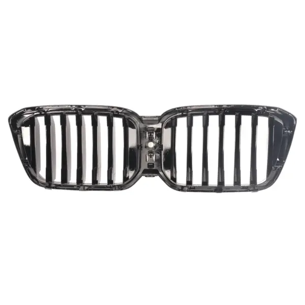 Grill Hoogglans Zwart Niergrill enkele bar BMW X3 G01 G02 Facelift (2021-) Grille