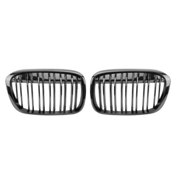 Grill Niergrill glanzend zwart dubbele spijl BMW X1 F48 pre-facelift (2015–2019) Grille