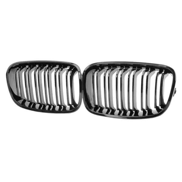 Grill Hoogglans Zwart Niergrill dubbele brug BMW 1 Serie F20 F21 (prefacelift 2011-2015) Grille