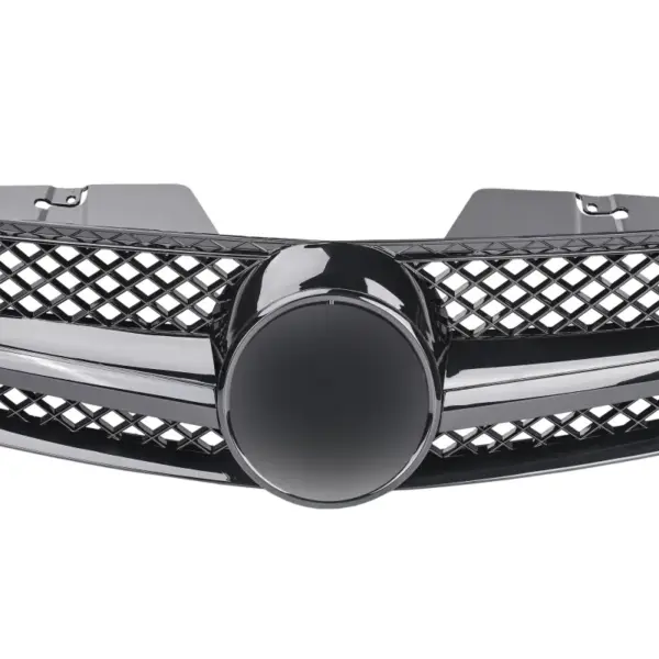 Grill Hoogglans Zwart Radiatorgrille AMG Look Mercedes SL R230 Eerste Facelift (2006-2008) Grille