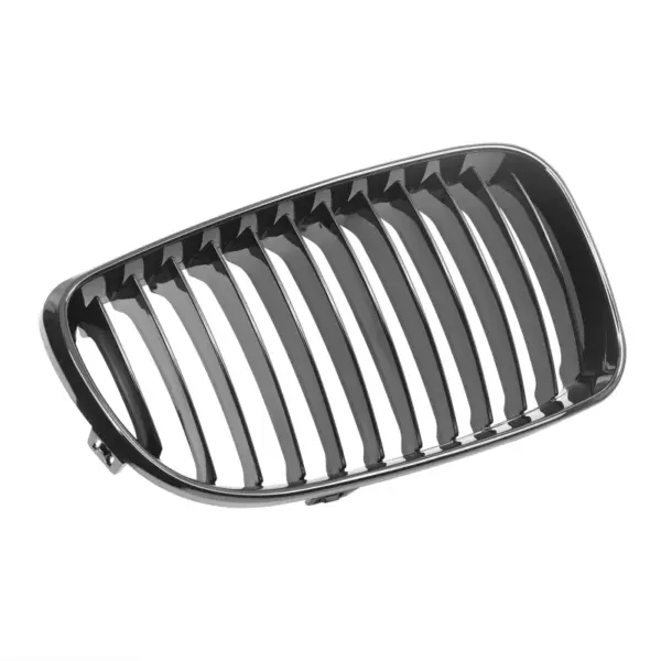 Grill Niergrill Glanzend Zwart Enkele Bar BMW 1 Serie E8x Facelift (2007-2011) Grille