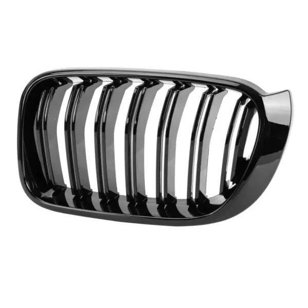 Grill Hoogglans Zwart Niergrill dubbele bar BMW X3 F25 F26 facelift (2014-2017) Grille