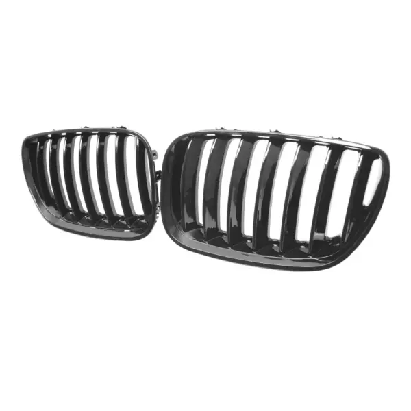 Grill Hoogglans Zwart Niergrille Enkele Bar BMW X5 E53 Facelift (2003-2006) Grille