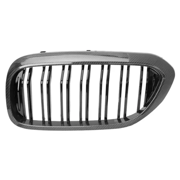 Grill Niergrill Carbon Look Dubbele Brug BMW 5 Serie G30 G31 pre-facelift (2017-2020) Grille