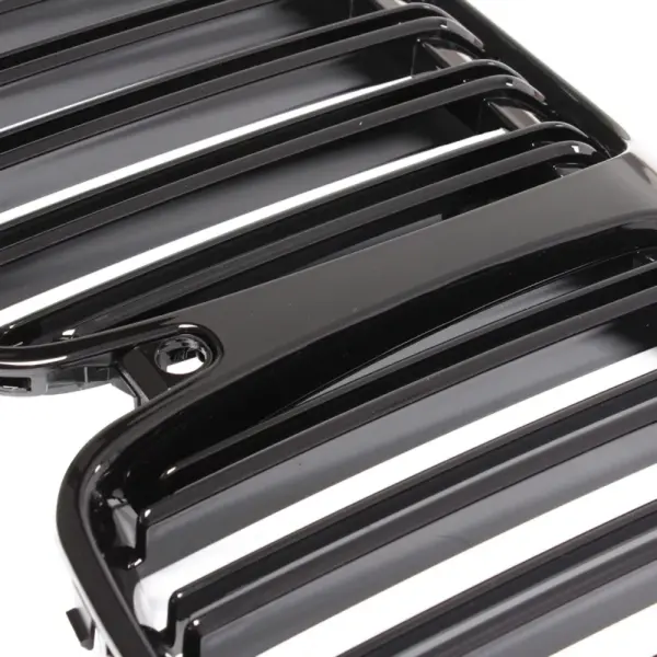 Grill Dubbel-Bar Niergrille Glans Zwart BMW X7 G07 (2019-) Grille