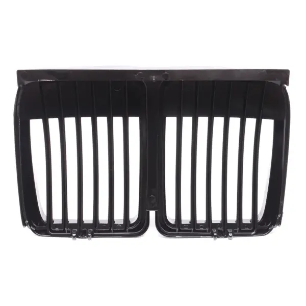 Grill Hoogglans Zwart Niergrill enkele bar BMW 3 Serie E30 Limousine Cabriolet Touring (1982-1994) Grille