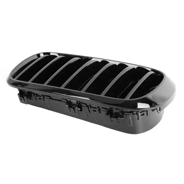 Grill Hoogglans Zwart Niergrill Enkele Bar BMW X5 F15 F16 (2013-2018) Grille