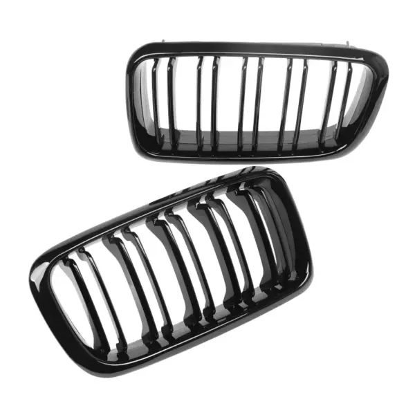 Grill Hoogglans Zwart Niergrill dubbele spijl BMW 7 Serie E38 (1994-2001) Grille