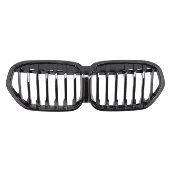 Grill Hoogglans Zwart Niergrill enkele spijl BMW X1 F48 Facelift (2019-2022) Grille