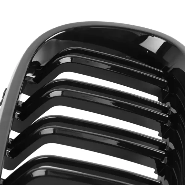 Grill Hoogglans Zwart Niergrill Dubbele Spijl BMW 5 Serie E60 E61 (2003–2010) Grille