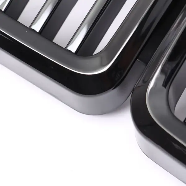 Grill Hoogglans Zwart Niergrill enkele bar BMW 3 Serie E30 Limousine Cabriolet Touring (1982-1994) Grille