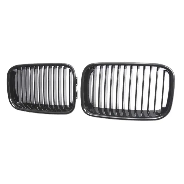 Grill Hoogglans Zwart Niergrill enkele bar BMW 3 Serie E36 pre-facelift (1990-1996) Grille