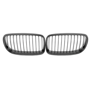 Grill Niergrill matzwart enkele spijl BMW 3 Serie E90 E91 facelift (2008–2011) Grille