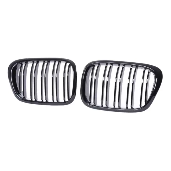 Grill Hoogglans Zwart Sportgrille Dubbele Nieren BMW E39 5-Serie (1995-2003) Grille