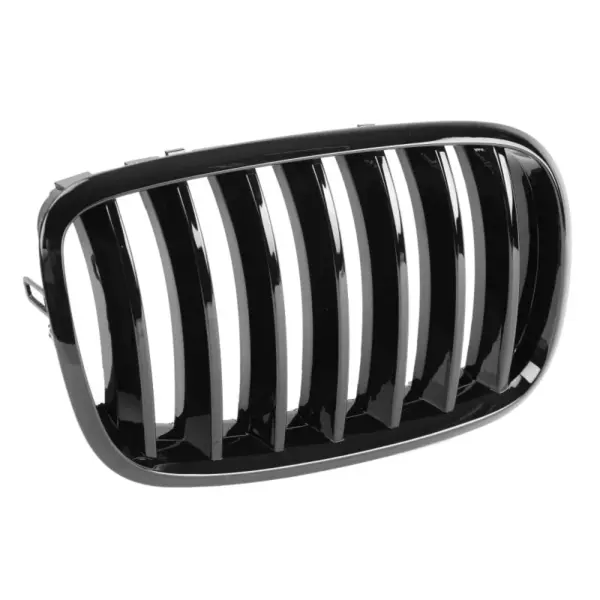 Grill Hoogglans Zwart Niergrill Enkele Spijl BMW X5 E70 E71 (2007–2013) Grille