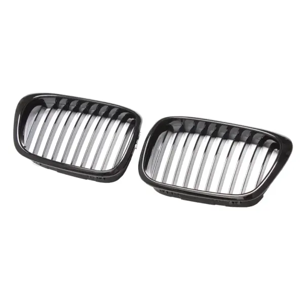 Grill Hoogglans Zwart Niergrille (enkele bar) BMW 5 Serie E39 (1996-2003) Grille