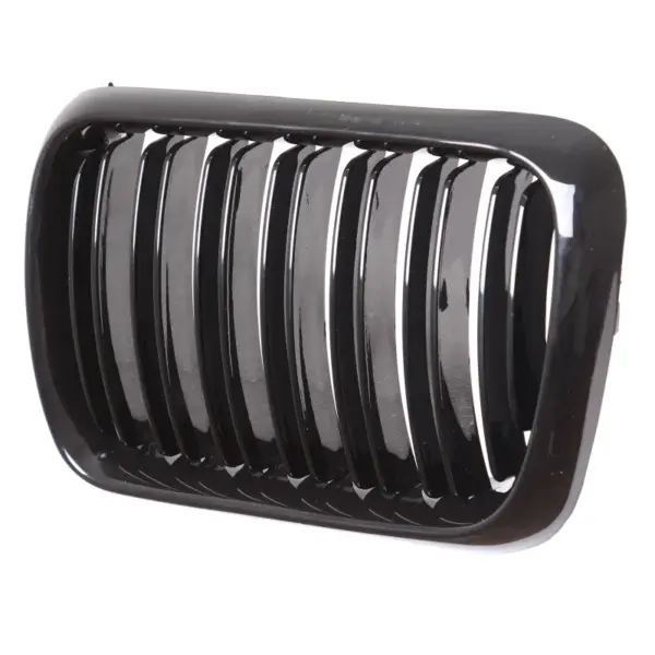 Grill Hoogglans Zwart Niergrill dubbele brug BMW 3 Serie E36 facelift (1996-2000) Grille