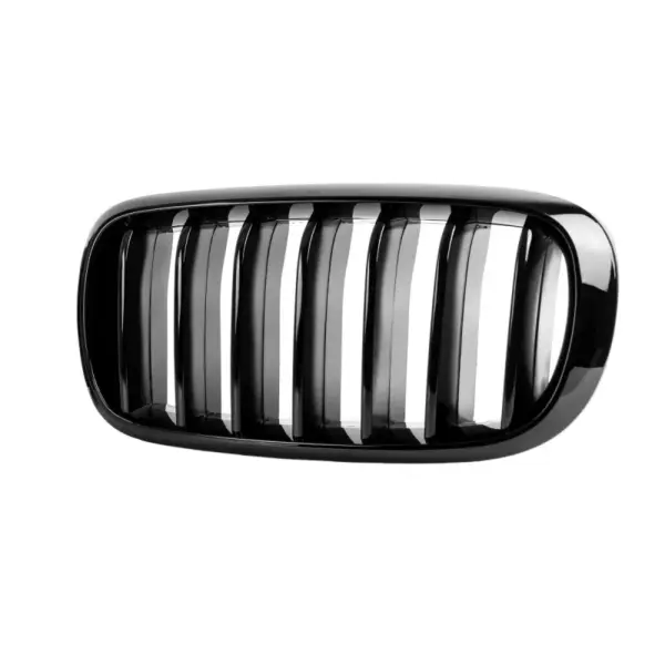 Grill Hoogglans Zwart Niergrill Enkele Bar BMW X5 F15 F16 (2013-2018) Grille