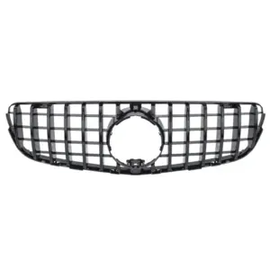 Grill Hoogglans Zwart Radiatorgrille GT Panamericana Mercedes GLC X253 C253 Pre-Facelift (2015-2019) Grille