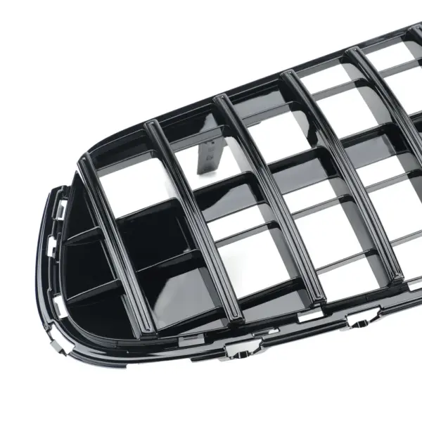 Grill Hoogglans Zwart GT Panamericana Mercedes GLC X253 C253 Facelift met AMG Pakket (2019-2022) Grille