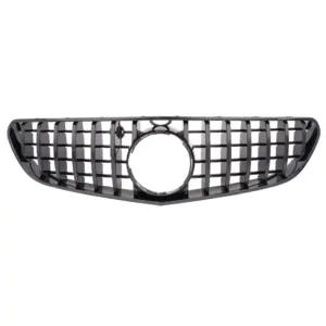 Grill Hoogglans Zwart GT Panamericana Radiatorgrille Mercedes S-Klasse Coupe C217 S63 Pre-Facelift (2013-2017) Grille