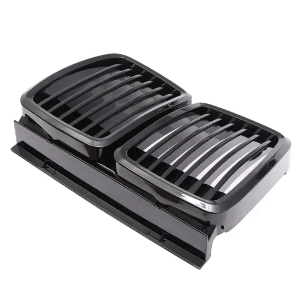 Grill Hoogglans Zwart Niergrill enkele bar BMW 3 Serie E30 Limousine Cabriolet Touring (1982-1994) Grille