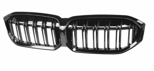 Grill Hoogglans Zwart Niergrill dubbele brug BMW 3 Serie G20 G21 Facelift (2022-) Grille
