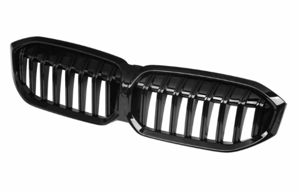 Grill Hogglans Zwart Niergrill enkele bar BMW 3 Serie G20 G21 Facelift (2022-) Grille