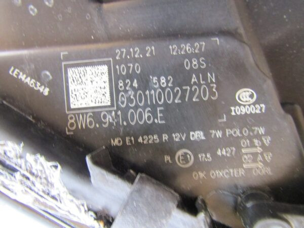 KOPLAMP AUDI A5 8W6 XENON 8W6941006 RH RECHTS S1381/C136