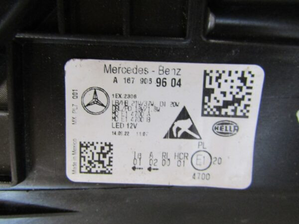 Koplamp Mercedes GLE W167 Full LED Performance 19-23 RH A1679069604 RECHTS A1476/4K/3A