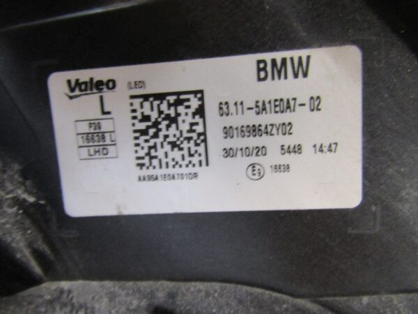 KOPLAMP BMW X2 F39 VOLLEDIGE LED VOORLAMP 17-23 LH LINKS 5A1E0A7 S1375/OB