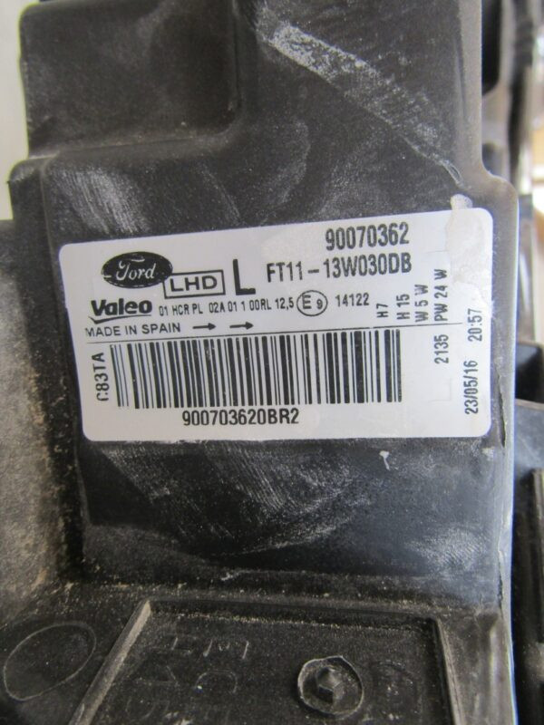 Koplamp Ford Transit Connect MK2 standaard 12-17 LINKS FT11-13W030DB  S1307/D235