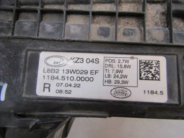 KOPLAMP LAND ROVER DEFENDER II FULL LED 20- RH RECHTS L8B213W029 S1329/K4/5D