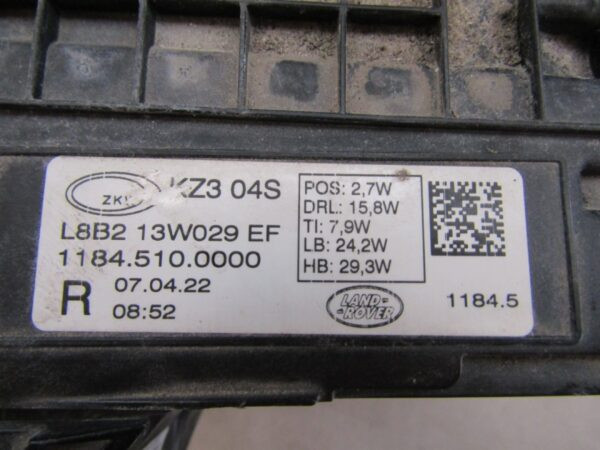 KOPLAMP LAND ROVER DEFENDER II FULL LED 20- RH RECHTS L8B213W029 S1329/K4/5D