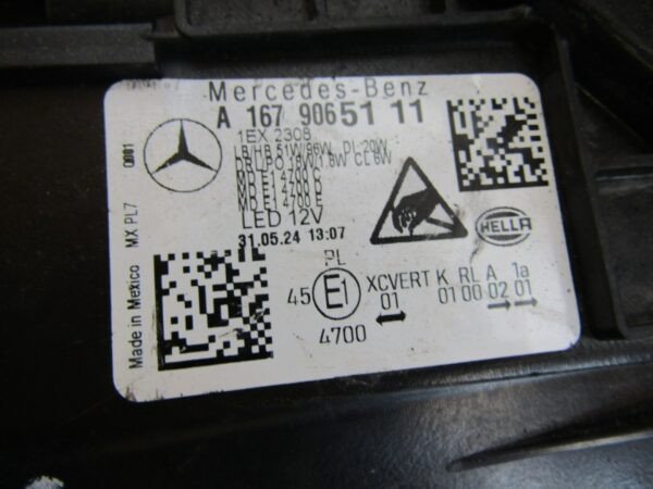 KOPLAMP MERCEDES GLE W167 VOLLEDIGE LED MULTIBEAM 19-23 LH LINKS A1679065111 A1450/4K/14B