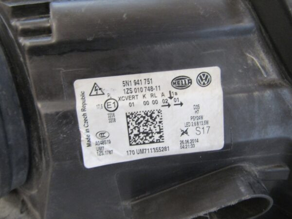 KOPLAMP VOLKSWAGEN TIGUAN I 5N FACELIFT XENON + LED LH 11-16 5N1941751 LINKS A1451/4K/15B