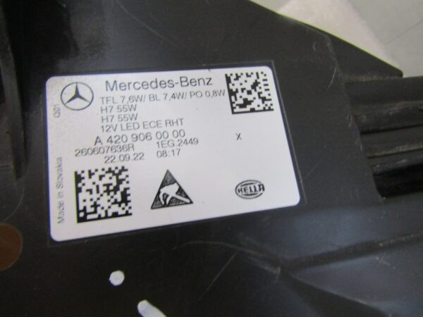 KOPLAMP MERCEDES CITAN W420 420 21- LH LINKS A4209060000 A1472/4K/7F