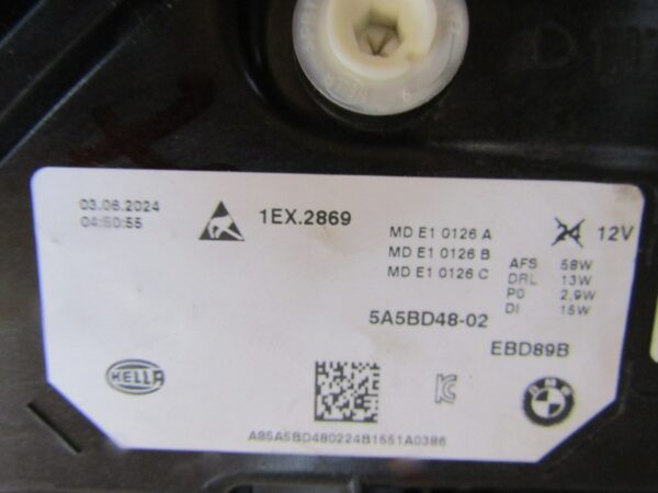 KOPLAMP BMW X1 U11 FULL LED 22- RH RECHTS 5A5BD48-02  A1475/4K/9G
