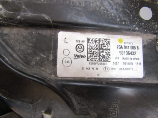 KOPLAMP VOLKSWAGEN T ROC TROC STANDAARD 17-21 LH LINKS 2GA941005B A1466/4K/9F