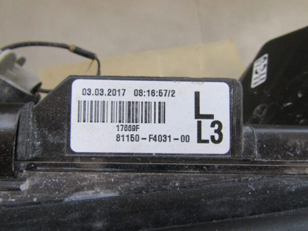 KOPLAMP TOYOTA CHR C-HR 16-19 LENS MET LED LH 81150-F4031-00 LINKS S1292/K5/15C
