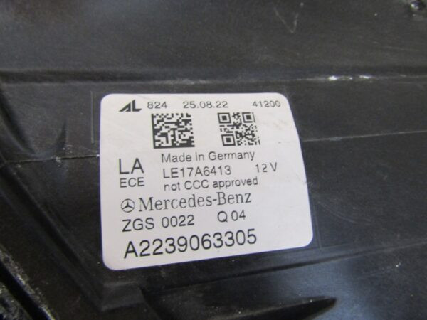 KOPLAMP MERCEDES S KLASSE W223 VOLLEDIG LED DIGITAL LIGHT LH LINKS 20- A2239063305 A1443/4K/11B
