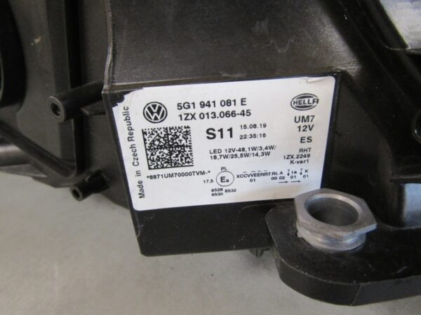 KOPLAMP VOLKSWAGEN VW GOLF VII 7 GTI FACELIFT 16-20 LH LINKS 5G1941081E S1322/E220