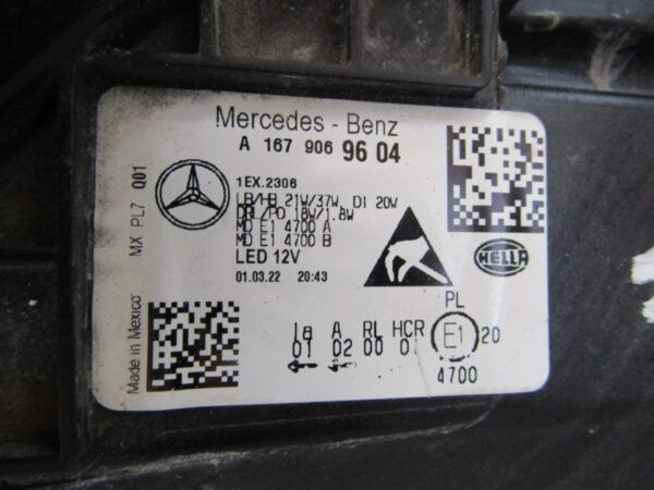 KOPLAMP Mercedes GLE W167 FULL LED PERFORMANCE 19-23 RH A1679069604 RECHTS Q1266/K4 16F