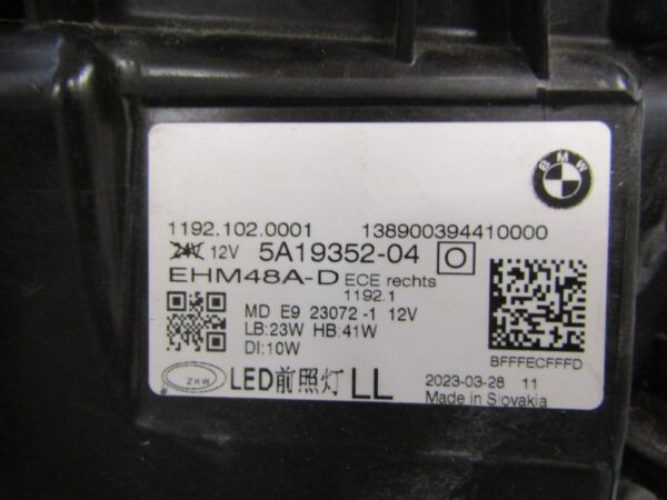 Koplamp BMW 4 serie G22 G23 G26 M3 G80 M4 G82 FULL LED 20- RH 5A19352 RECHTS Q1171/K4 16F