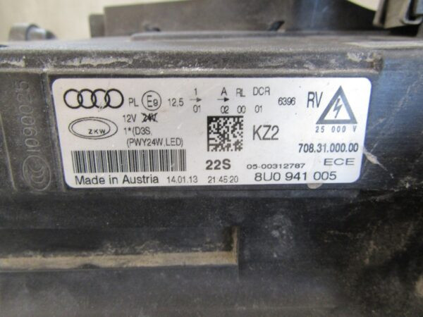 Koplamp Audi Q3 8U0 XENON 11-14 LH 8U0941005 LINKS Q1211/K5 3E