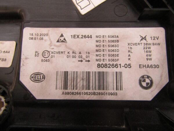 Koplamp BMW 5 SERIE G30 G31 M5 F90 FACELIFT LCI LASER 20- LH LINKS 8082661 Q1206/K5 5F