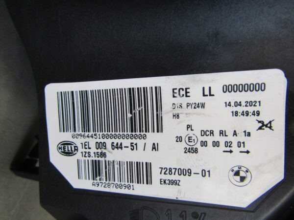 KOPLAMP BMW X6 E71 XENON FACELIFT 10-14 LH LINKS 7287009 Q1259/E192